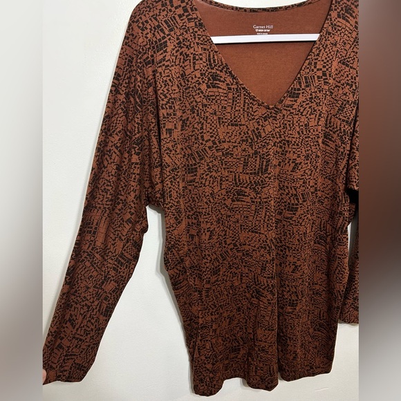 Garnet Hill Zuri Comfort Knit Top - Picture 2 of 7